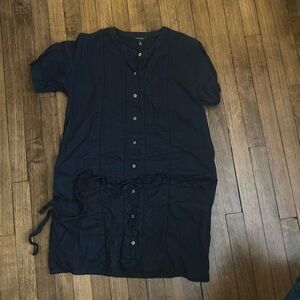 Banana republic small navy shirt dress